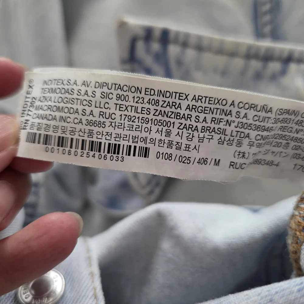 Zara Denim Overalls Romper Light Blue wash M - Picture 13 of 14